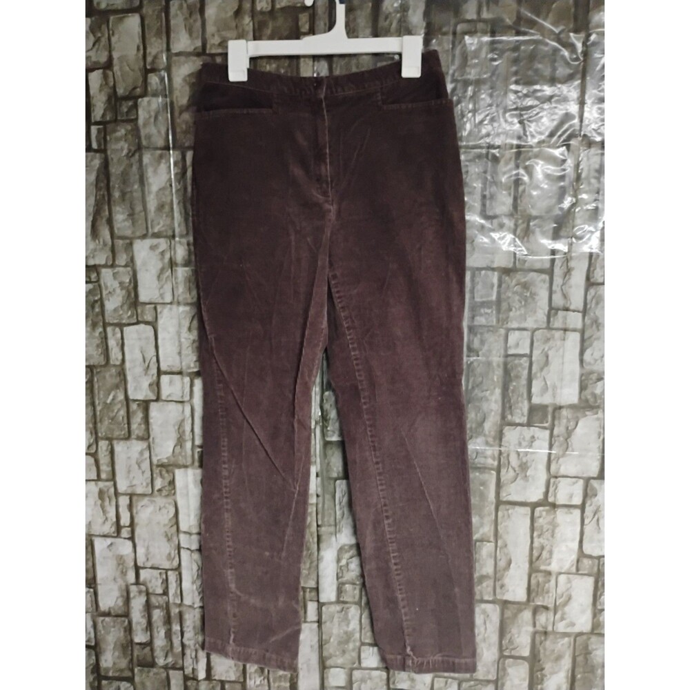 Jones Sport Women's Size 8 Brown Corduroy Stretch Pants